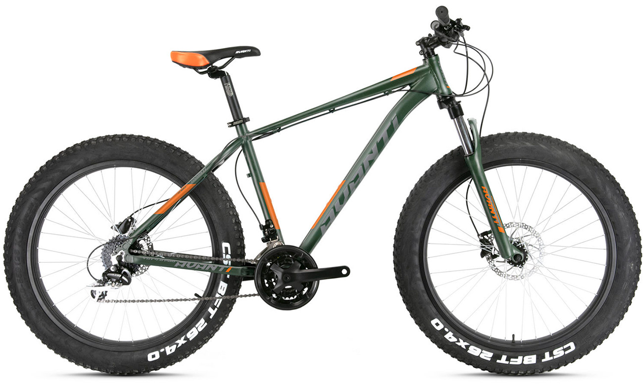 Фотографія Велосипед Avanti FAT PRO 26" (2020) 2020 Зелено-жовтогарячий
